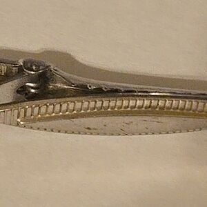Anson Silver Toned Tie Clip Men's Accessory